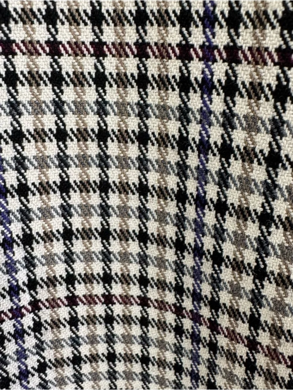 Ann Taylor Houndstooth Print Blazer